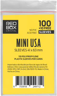 Sleeve Cristal: MINI-USA 41x63mm