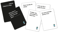 Kit Jogo de Cartas Patuscada + Expansão Politica Card Game - Jogos
