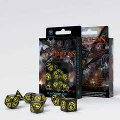 Kit de Dados: Dragons - Black & Yellow (Q Workshop) - comprar online