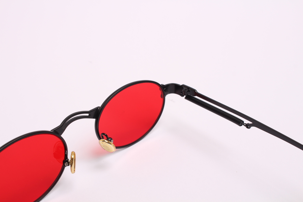 Óculos de sol Oval Vintage 2.0 Vermelho - KOZZE