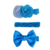 Kit 3 Hair Clips Manta Brilhos com Gravatinha GR FT09 Flores Luxo Colore na internet