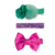 Kit 3 Hair Clips Manta Brilhos com Gravatinha GR FT09 Flores Luxo Colorido - comprar online