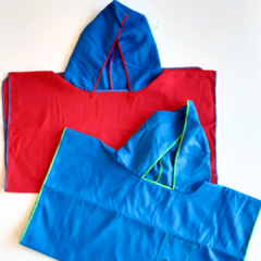 Poncho infantil microfibra