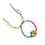 Pulseira fio colorido tie dye - comprar online