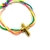 Pulseira fio colorido tie dye - comprar online