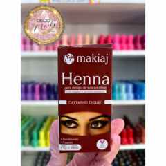 henna para cejas makiaj castaño oscuro