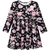 Vestido Infantil Preto c/ Laço e Pompom Rosa (tam 2-3) Milon