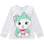 Pijama Menina 4/8 Mescla White Kyly - comprar online