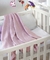 Cobertor de Algodão Menina Linha Premium Baby King Rosa (100X140cm) Jolitex