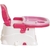 Cadeira De Alimentação Portátil Candy Rosa Kiddo - Variedade para Gestante e Bebê | Qualidade | A Pílula Falhou