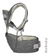 Canguru Ergonômico para Carregar Bebê Seat Air Cinza KaBaby - Variedade para Gestante e Bebê | Qualidade | A Pílula Falhou