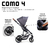 Imagem do Como 4 Linha Diamond (Carrinho + Moisés + Bebê Conforto Risus + Bolsa + Adaptador) ABC Design 