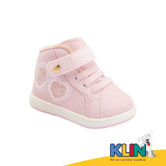 Tênis Bebê Menina Descobertas Mini Moon Rosa (16/22) Klin