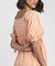 Imagem do Vestido Peach com Textura Laranja Emma Fiorezi