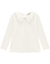Blusa Com Gola Em Cotton 4/8 Off White Milon - comprar online