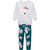 Conjunto Menina Casaco Moletom Peluciado e Legging Molicotton Mescla (tam 1-3) Milon