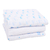 Cueiro Swaddle Estampado Príncipe Branco e Azul (3 un.) Papi Soft