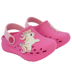 Crocs Babuche Infantil Menina Pop Sport Mini Pink/Rosa Bebê (19/26) WorldColors