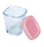 Pote de vidro para leite materno com tampa Rosa 4 unidades Clingo - loja online