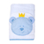Toalha De Banho c/ Capuz Bordado Urso Azul Soft Papi Toys na internet