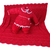 Kit saída de maternidade tricot Julia plush vermelho Beth Bebê