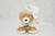 Meu Primeiro Puppet Travesseiro de Bebe Urso Nino Marfim - Zip Toys