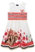 Vestido Regata Off White/Vermelho 2/6 Kukiê  - comprar online