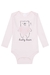 Body suedine baby bear rosa Kukiê