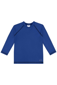 Camiseta Com Proteção UV Azul Royal 1/3 Luc Boo