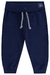 Calça infantil em malha azul marinho (tam 1-3) Luc.Boo