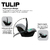 Bebê Conforto Tulip Grafite Grey ABC Design - comprar online