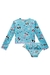 Blusa Cropped/Calcinha Malha Proteção UV Com Estampa De Cachorrinho 2/6 Kukiê  - Variedade para Gestante e Bebê | Qualidade | A Pílula Falhou