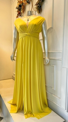 Vestido em Jersey Manu Amarelo Plus (Multiformas) na internet