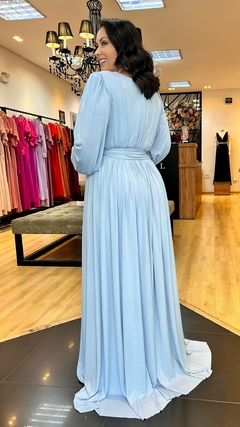 Vestido em Jersey Greta Azul Serenity Plus - comprar online