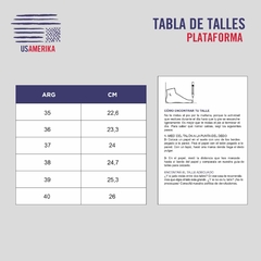 Plataforma Cuero Blanco - U.S. Amerika Zapatillas Urbanas