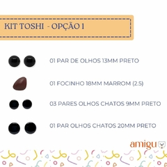 KIT TOSHI BUBALU (PATINHAS PRETAS)