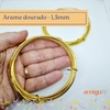 Arame dourado 15mm - 2 metros