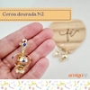 Coroa Dourada N2 (santinhas de 10 a 15cm)