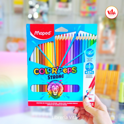 LAPICES DE COLORES PASTEL MAPED x 12 – Librería Einstein