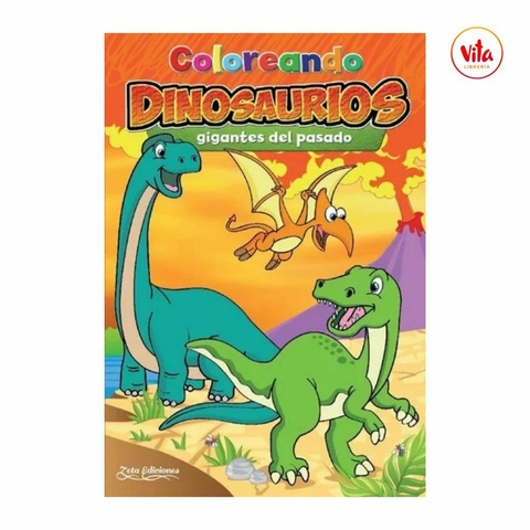 Libro para colorear - DINOSAURIOS GIGANTES-