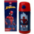 Garrafa Infantil Click Com Canudo Marvel Homem-Aranha 300ml ZonaCriativa