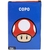 Copo Viagem Snap Super Mario Mushroom Red 300ml ZonaCriativa