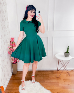 Vestido Paola Verde floresta - loja online