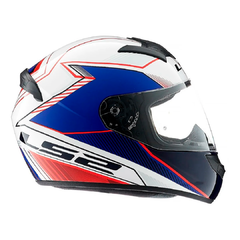 Casco Integral Moto Ls2 352 Kascal Matt WhiteBlue - comprar online