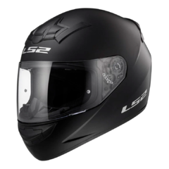 Casco Integral Moto Ls2 352 Rookie Solid Negro Mate