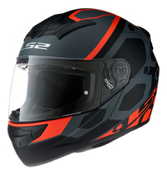 Casco Ls2 Ff352 Mein Matt Black Neon Orange