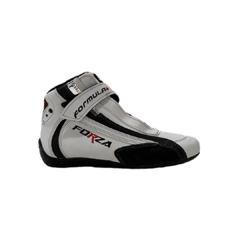 Bota para Karting y Automovilismo Forza formula blanca