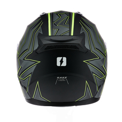 Casco Integral MAC M67 Bass Kinks Gris / Amarillo - Cingolani Motors