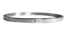 Bracelete Pai Nosso Aço 4mm - comprar online