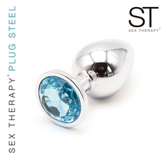 SEX THERAPY - PLUG STEEL SMALL BLUE